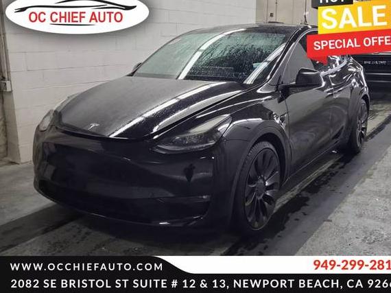 TESLA MODEL Y 2022 7SAYGDEF6NF382839 image
